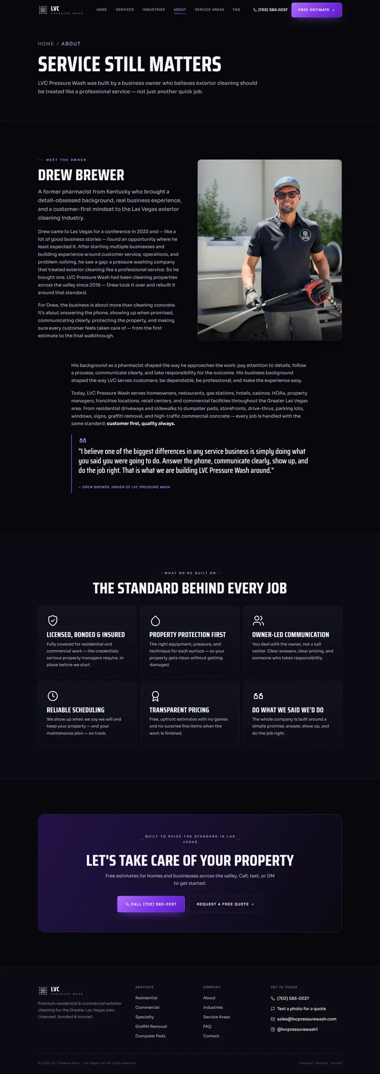 About page